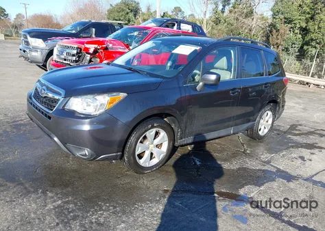 2015 Subaru Forester 2.5I Limited из США, поврежденный, VIN JF2SJAHC7FH576786